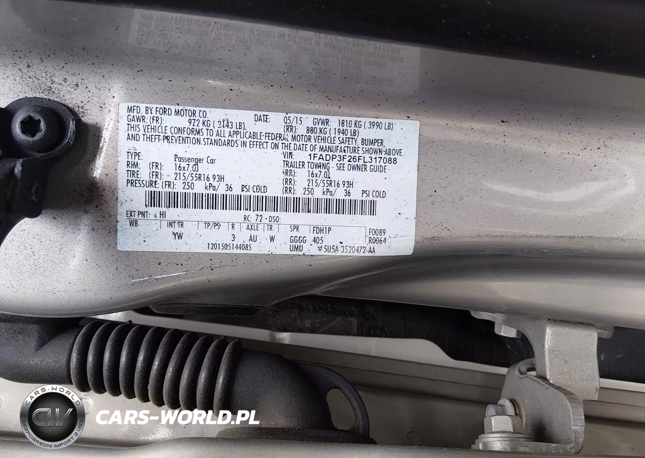 2015 Ford Focus Se VIN:1FADP3F26FL317088 - 9