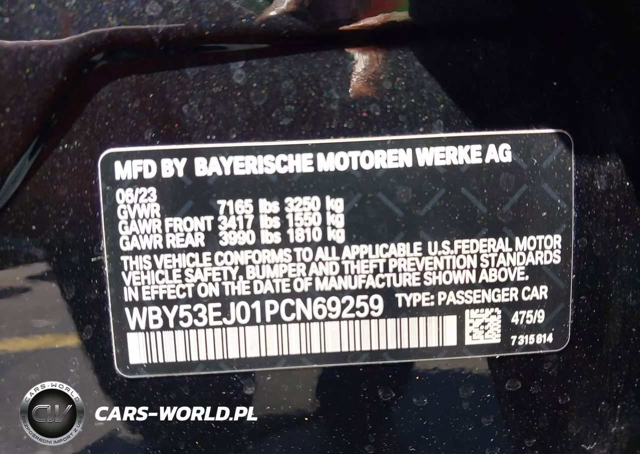 2023 BMW I7 xDrive60 VIN:WBY53EJ01PCN69259 - 9