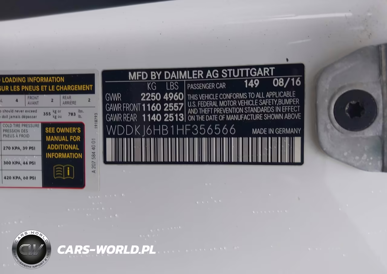 2017 Mercedes-Benz E 400 4Matic VIN:WDDKJ6HB1HF356566 - 9
