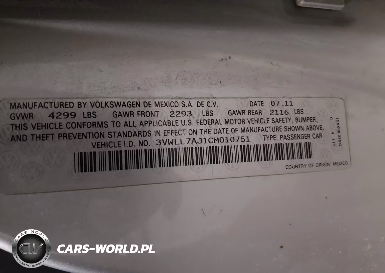 2012 Volkswagen Jetta 2.0L Tdi VIN:3VWLL7AJ1CM010751 - 9