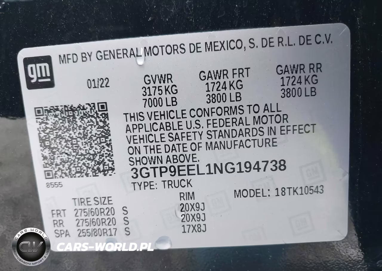 2022 GMC Sierra 1500 Limited 4Wd Short Box At4 VIN:3GTP9EEL1NG194738 - 9
