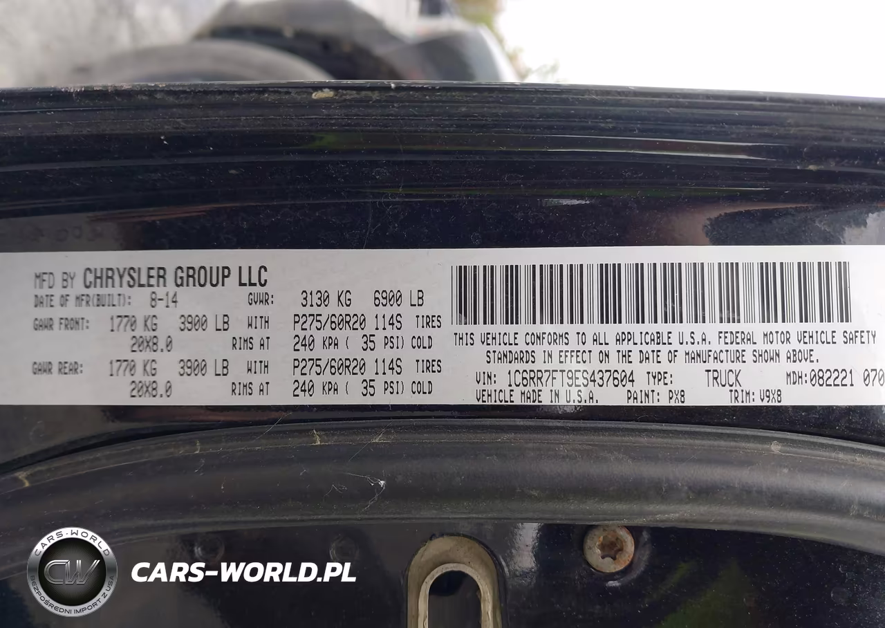 2014 Ram 1500 Express VIN:1C6RR7FT9ES437604 - 9