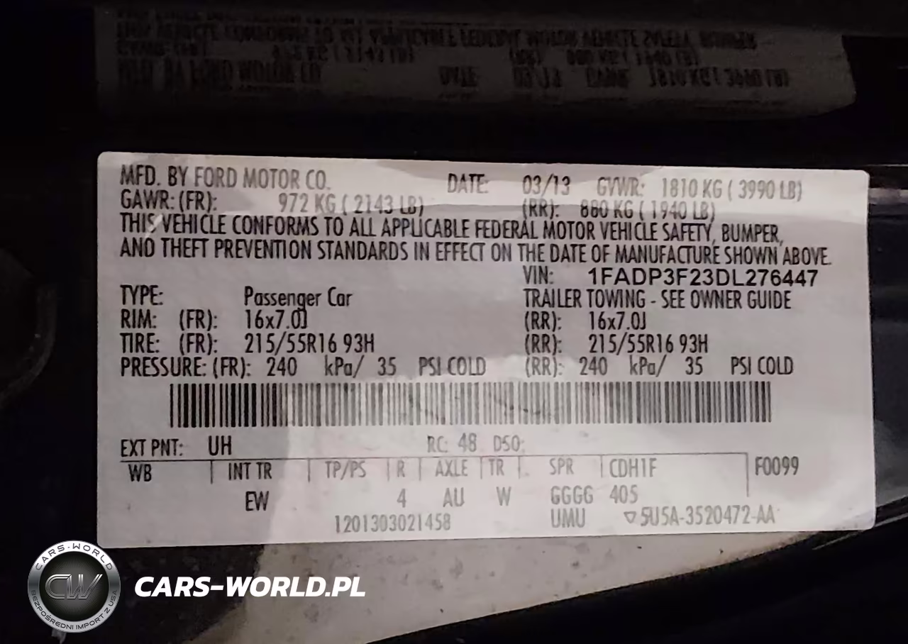 2013 Ford Focus Se VIN:1FADP3F23DL276447 - 9