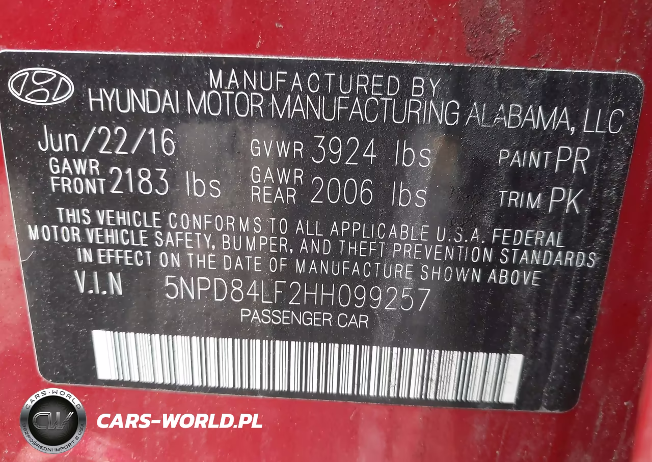 2017 Hyundai Elantra Se VIN:5NPD84LF2HH099257 - 9