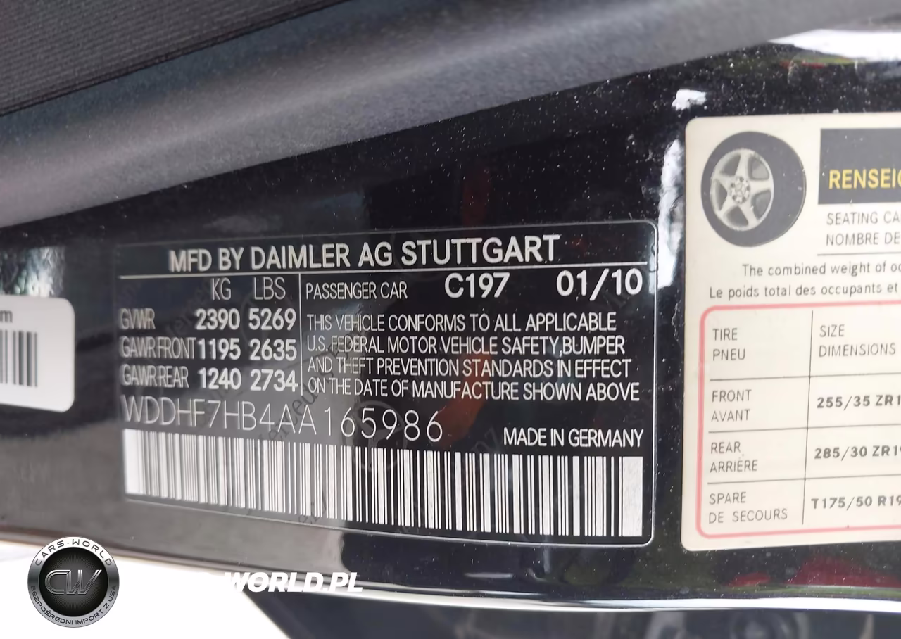 2010 Mercedes-Benz E 63 Amg VIN:WDDHF7HB4AA165986 - 9