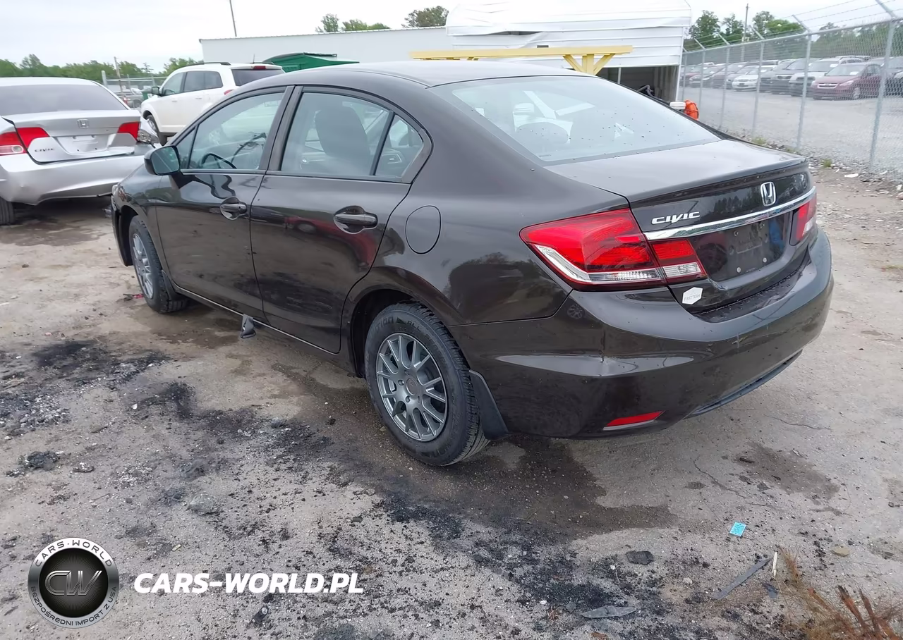 2014 Honda Civic Lx VIN:2HGFB2F53EH521429 - 3