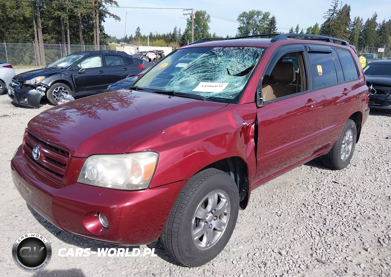 2007 Toyota Highlander V6 VIN:JTEEP21A870193881 - 2