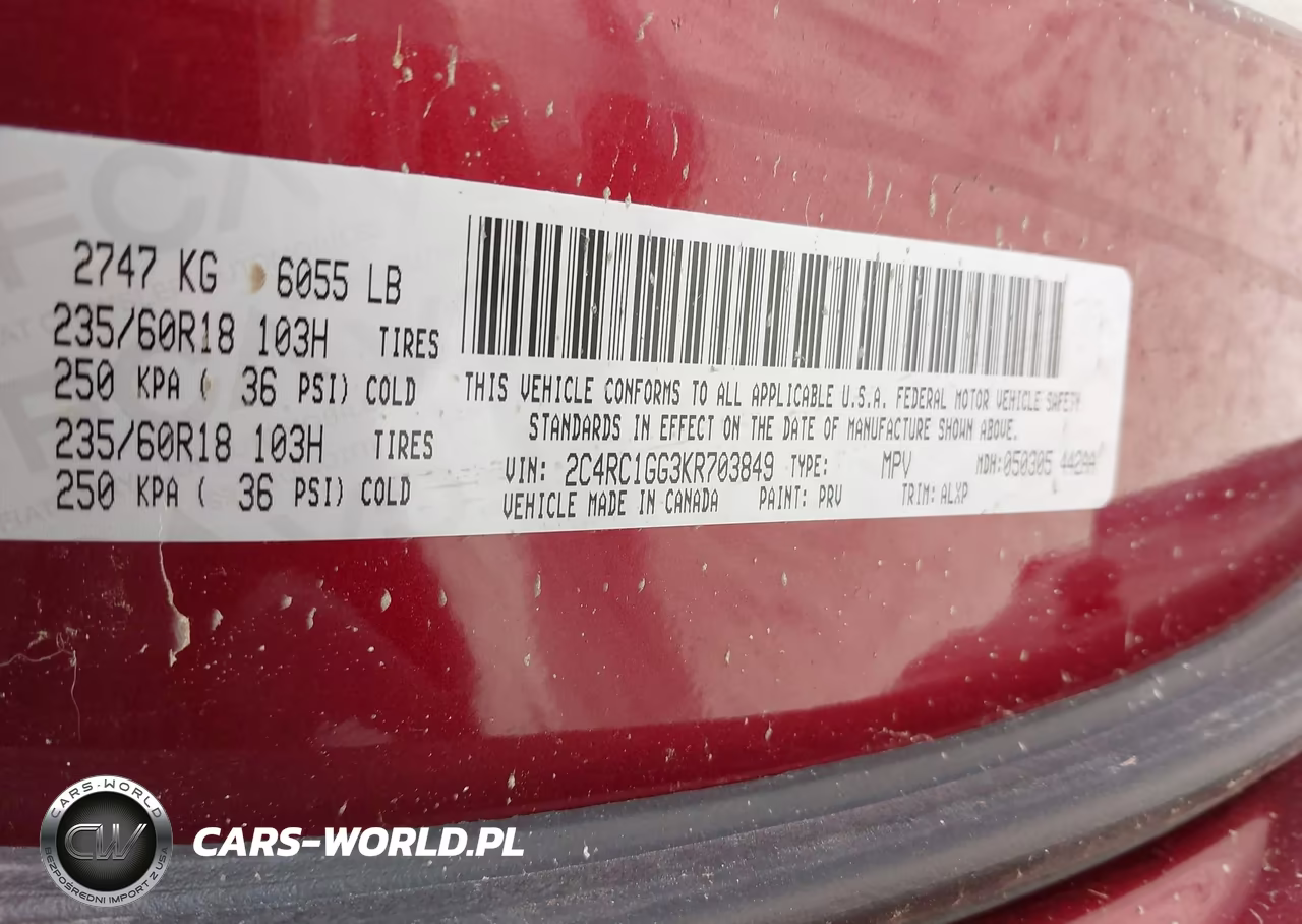 2019 Chrysler Pacifica Limited VIN:2C4RC1GG3KR703849 - 9