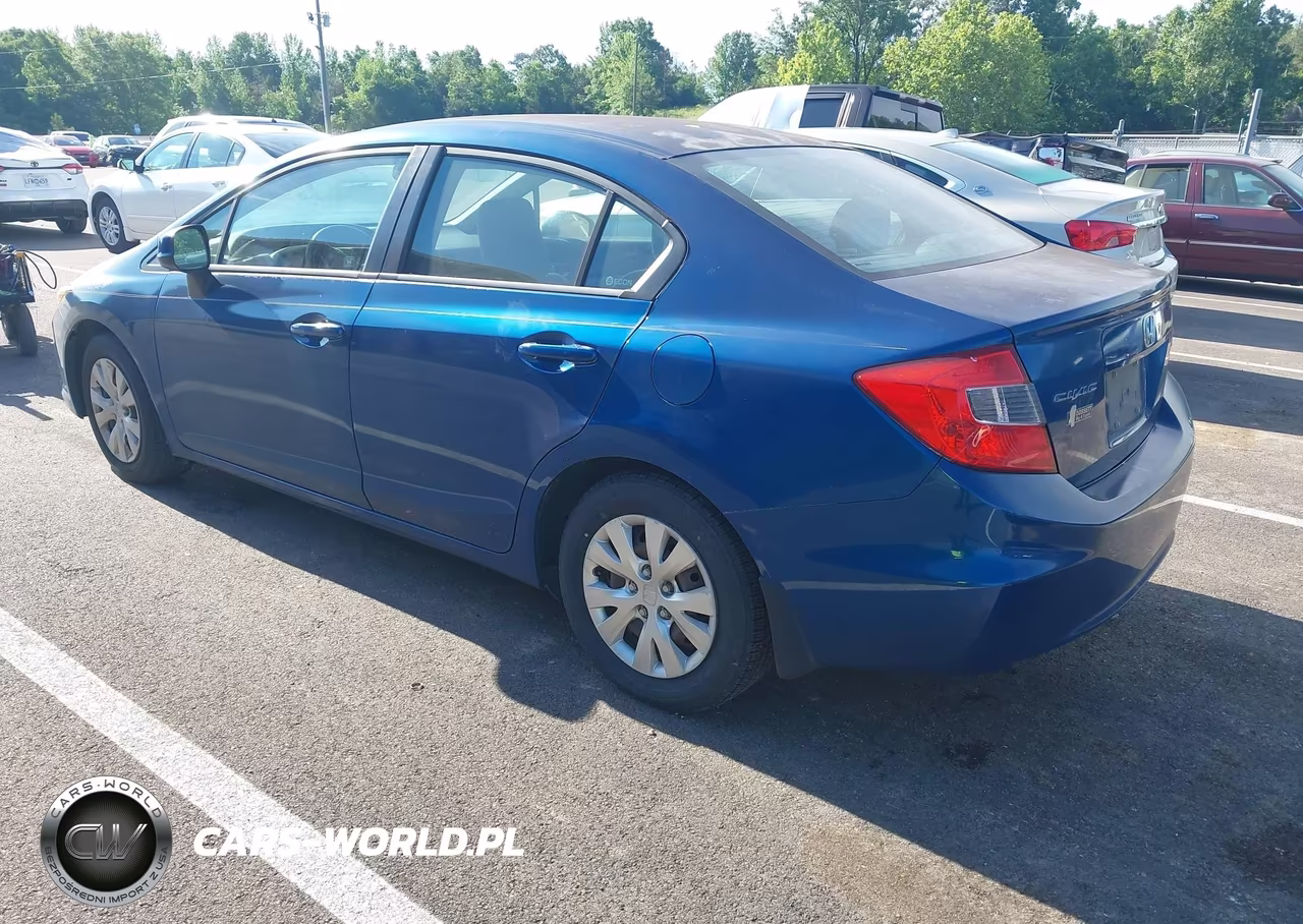 2012 Honda Civic Lx VIN:2HGFB2F52CH568805 - 3
