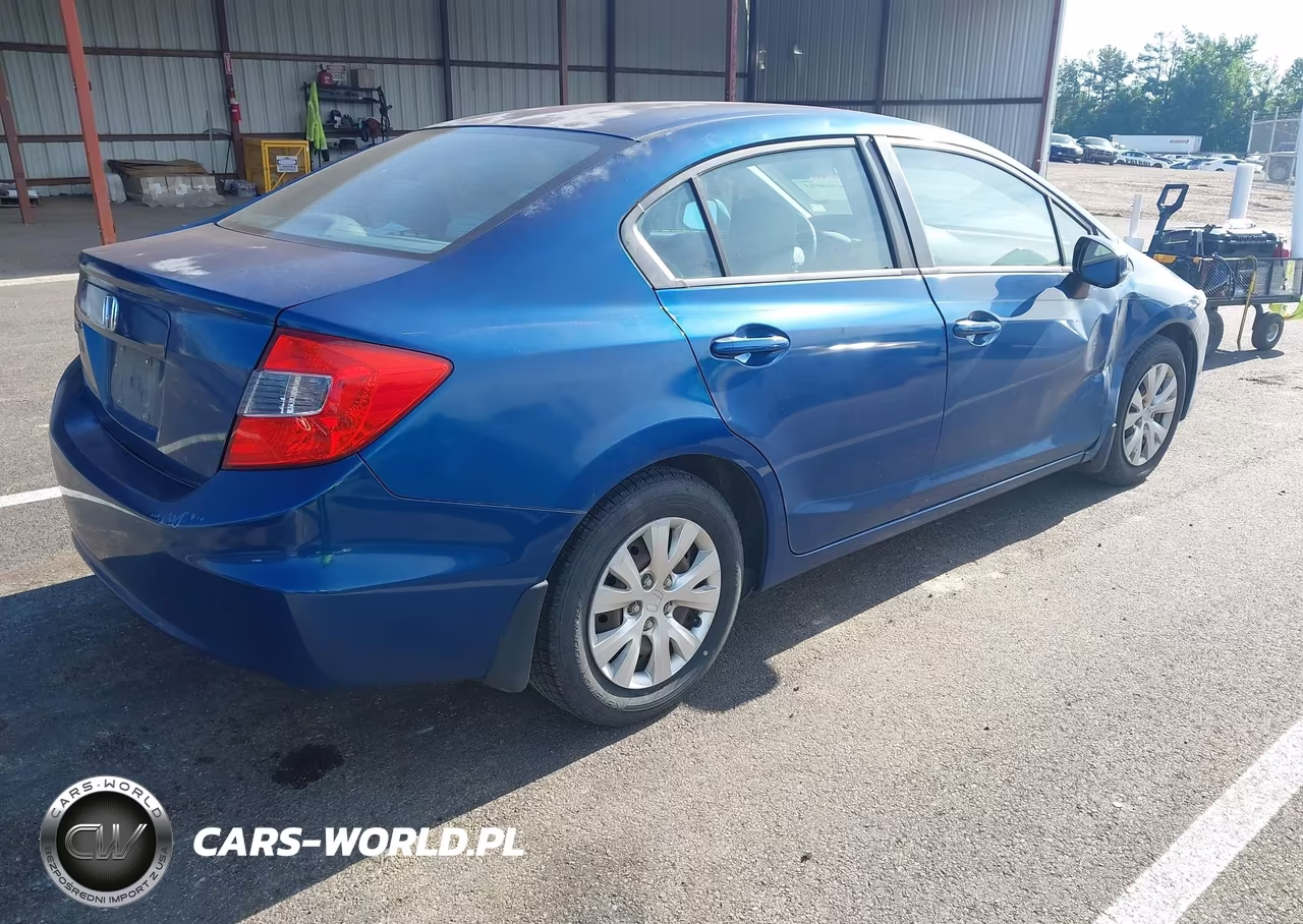 2012 Honda Civic Lx VIN:2HGFB2F52CH568805 - 4