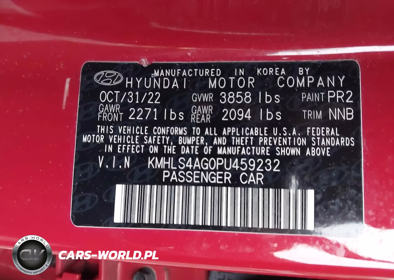 2023 Hyundai Elantra Sel VIN:KMHLS4AG0PU459232 - 9