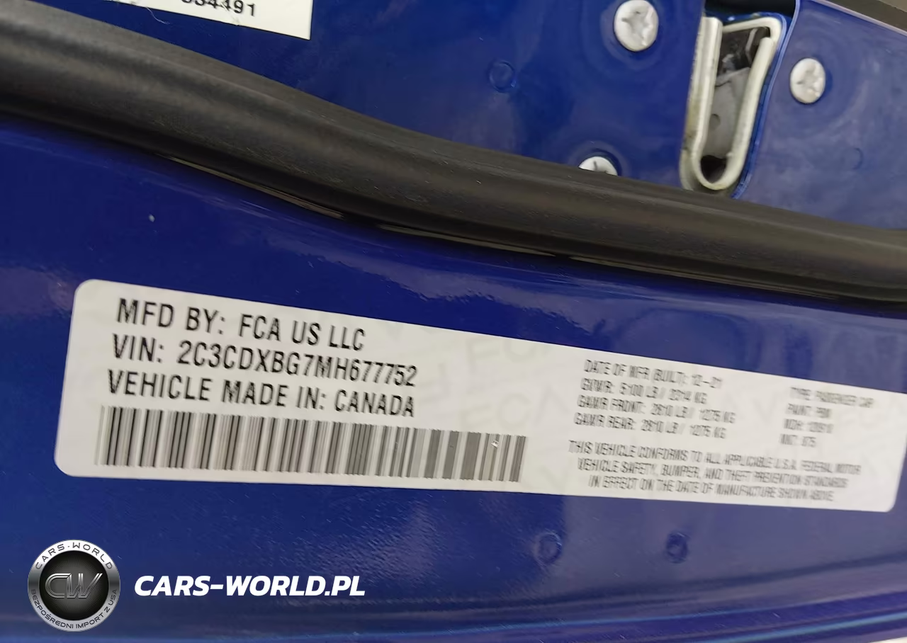 2021 Dodge Charger Sxt Rwd VIN:2C3CDXBG7MH677752 - 9
