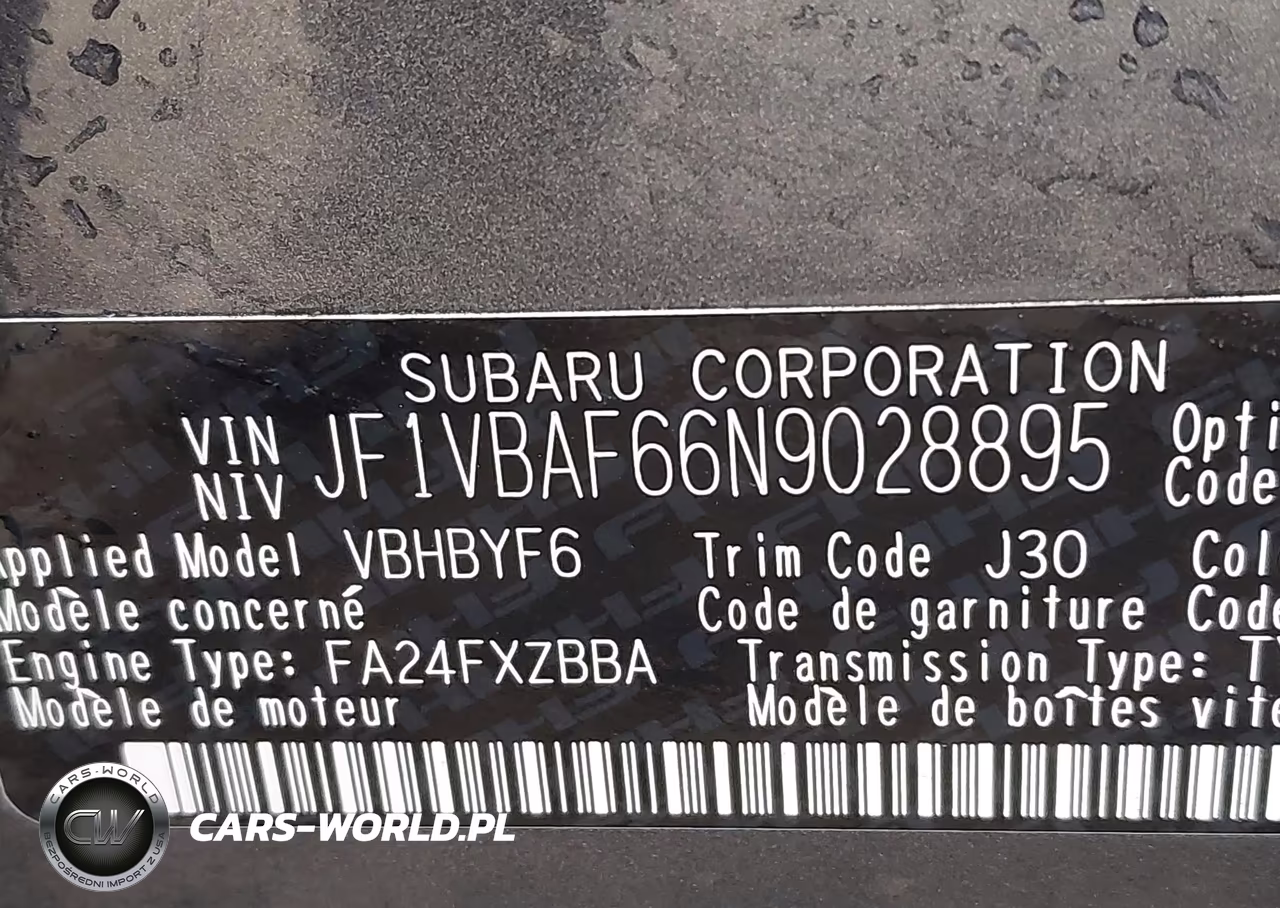 2022 Subaru Wrx Premium VIN:JF1VBAF66N9028895 - 9