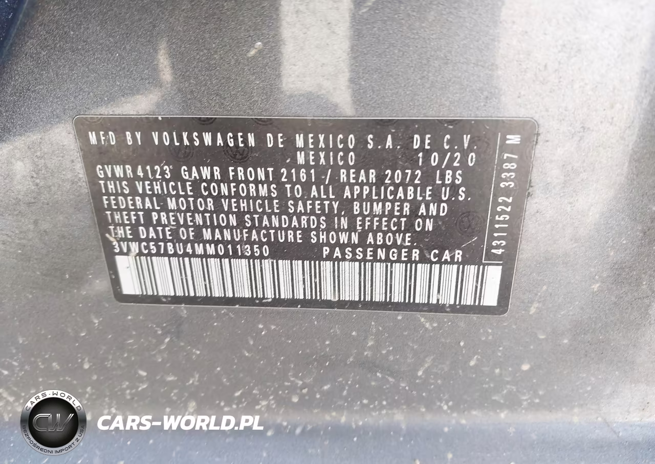 2021 Volkswagen Jetta 1.4T R-Line-1.4T S-1.4T Se VIN:3VWC57BU4MM011350 - 9