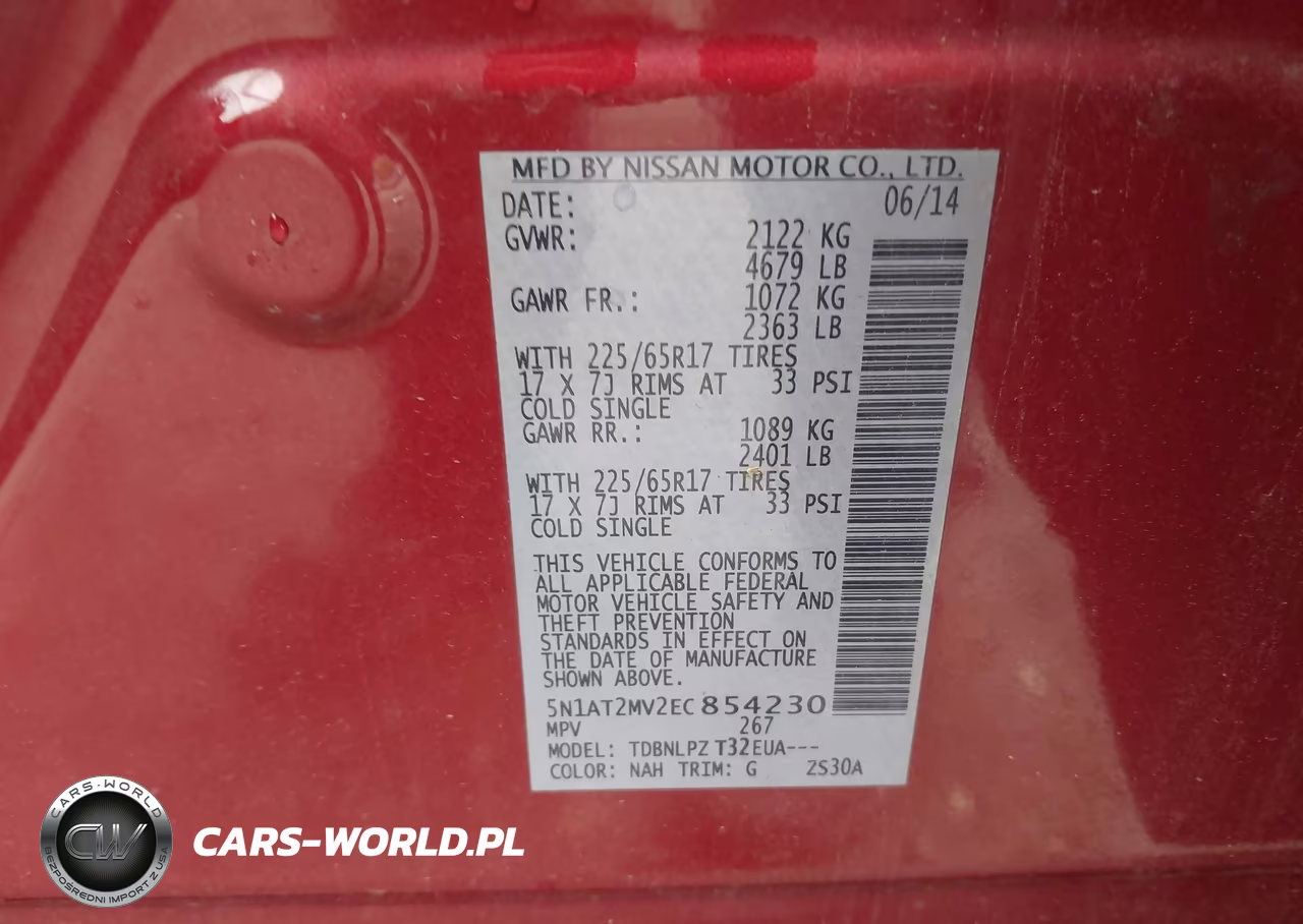 2014 Nissan Rogue S VIN:5N1AT2MV2EC854230 - 9