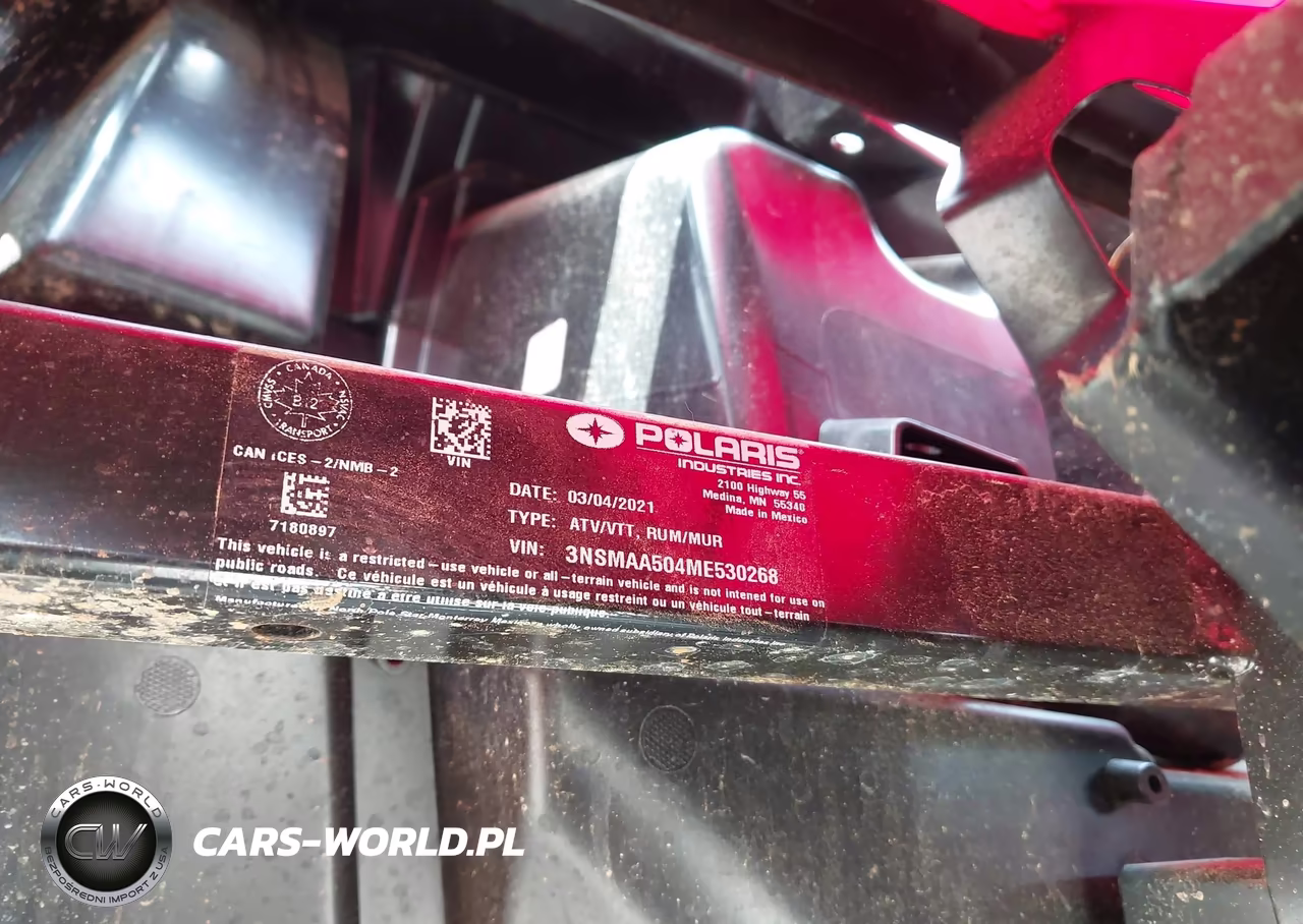 2021 Polaris Ranger 500 VIN:3NSMAA504ME530268 - 10