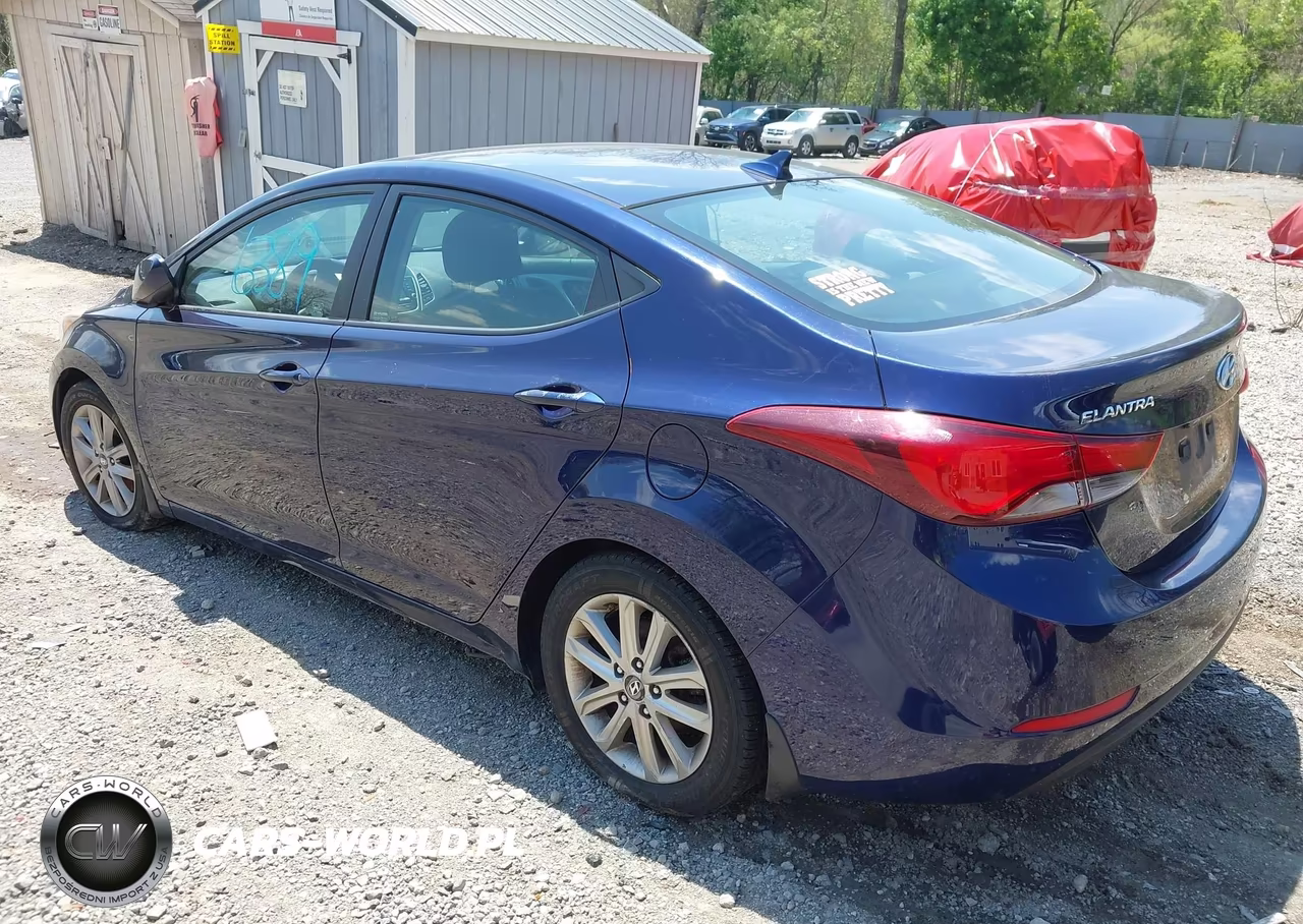 2014 Hyundai Elantra Se VIN:5NPDH4AE9EH540193 - 3
