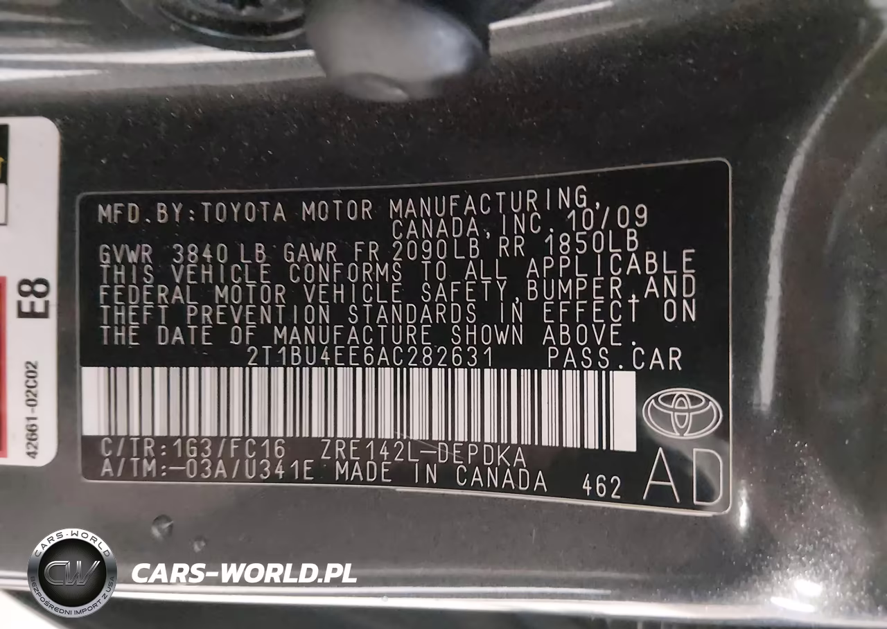 2010 Toyota Corolla Le VIN:2T1BU4EE6AC282631 - 9