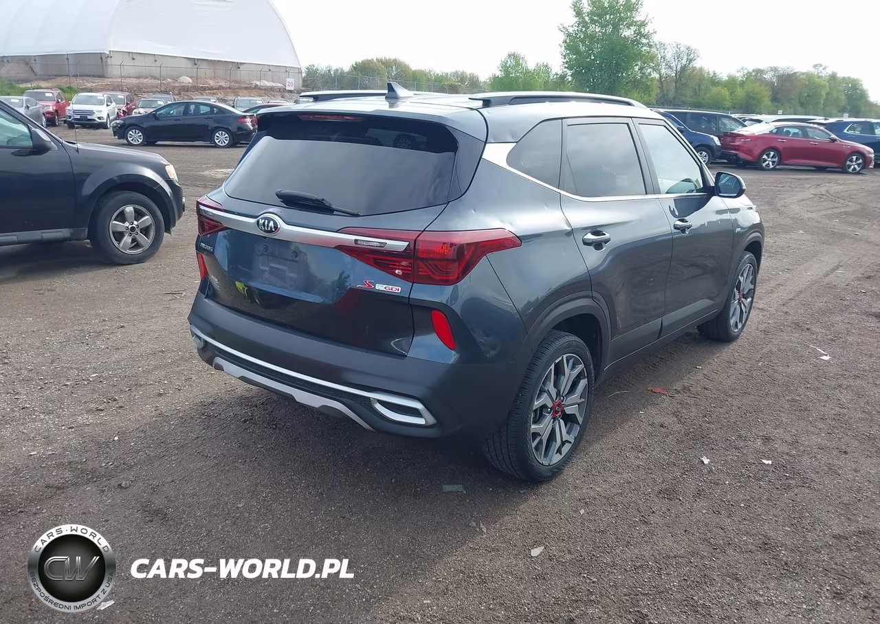 2021 Kia Seltos S Turbo VIN:KNDEUCA21M7078392 - 4