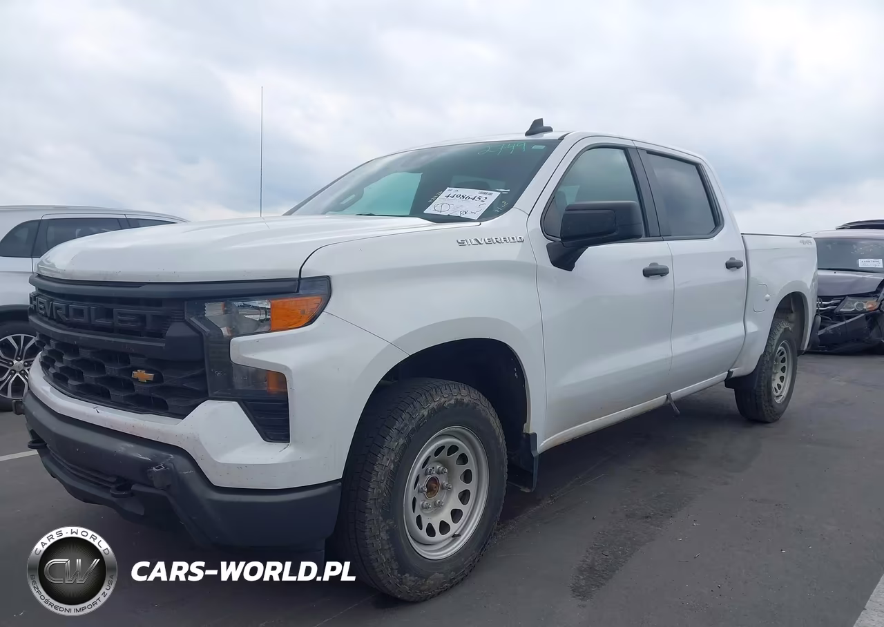 2022 Chevrolet Silverado 1500 4Wd Short Bed Wt VIN:1GCUDAED1NZ536787 - 2