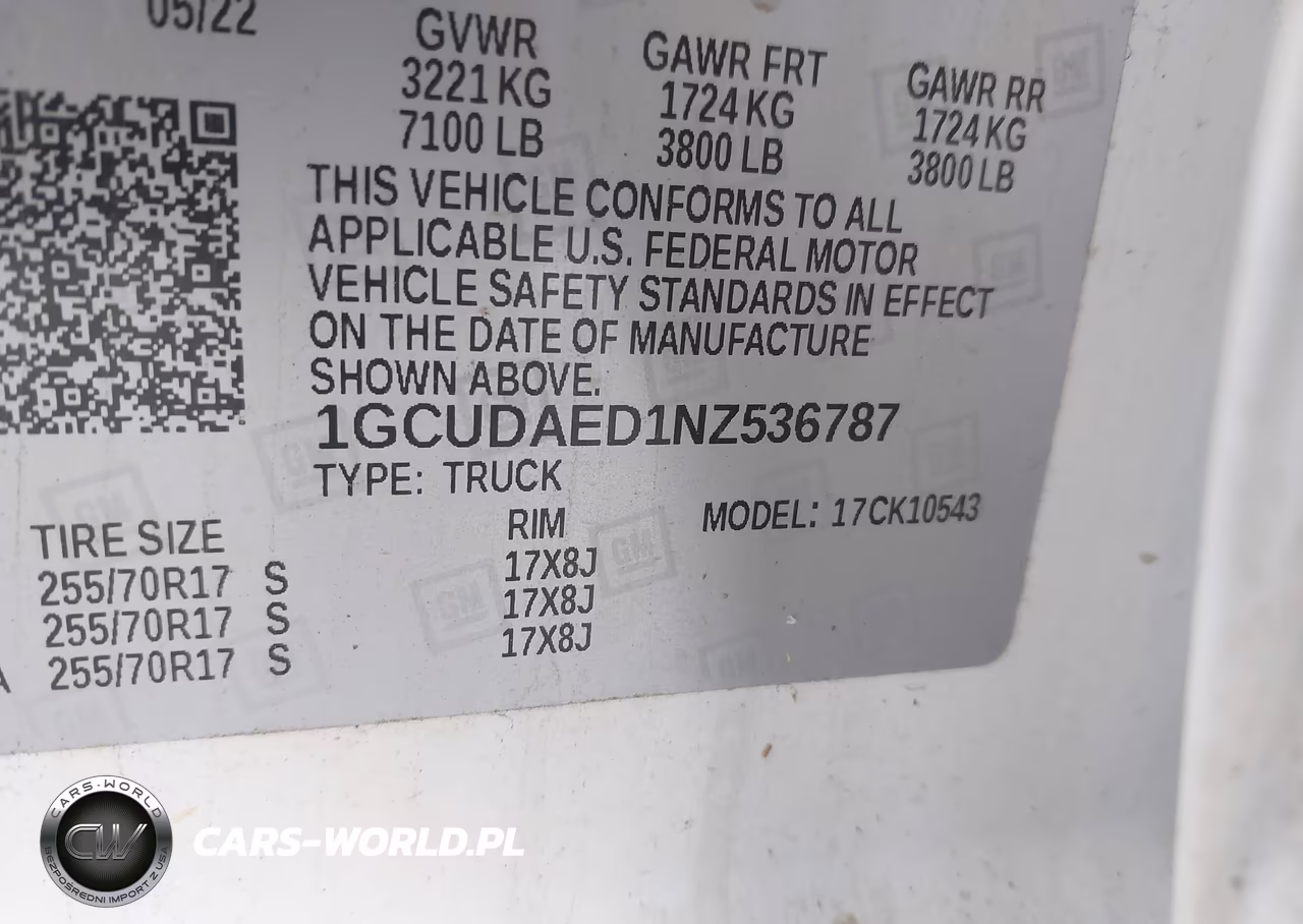 2022 Chevrolet Silverado 1500 4Wd Short Bed Wt VIN:1GCUDAED1NZ536787 - 9