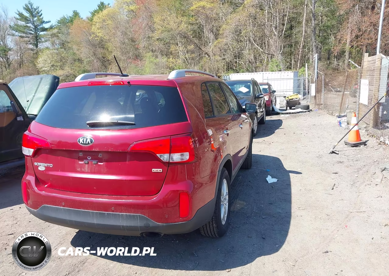 2014 Kia Sorento Lx VIN:5XYKTCA60EG541166 - 4