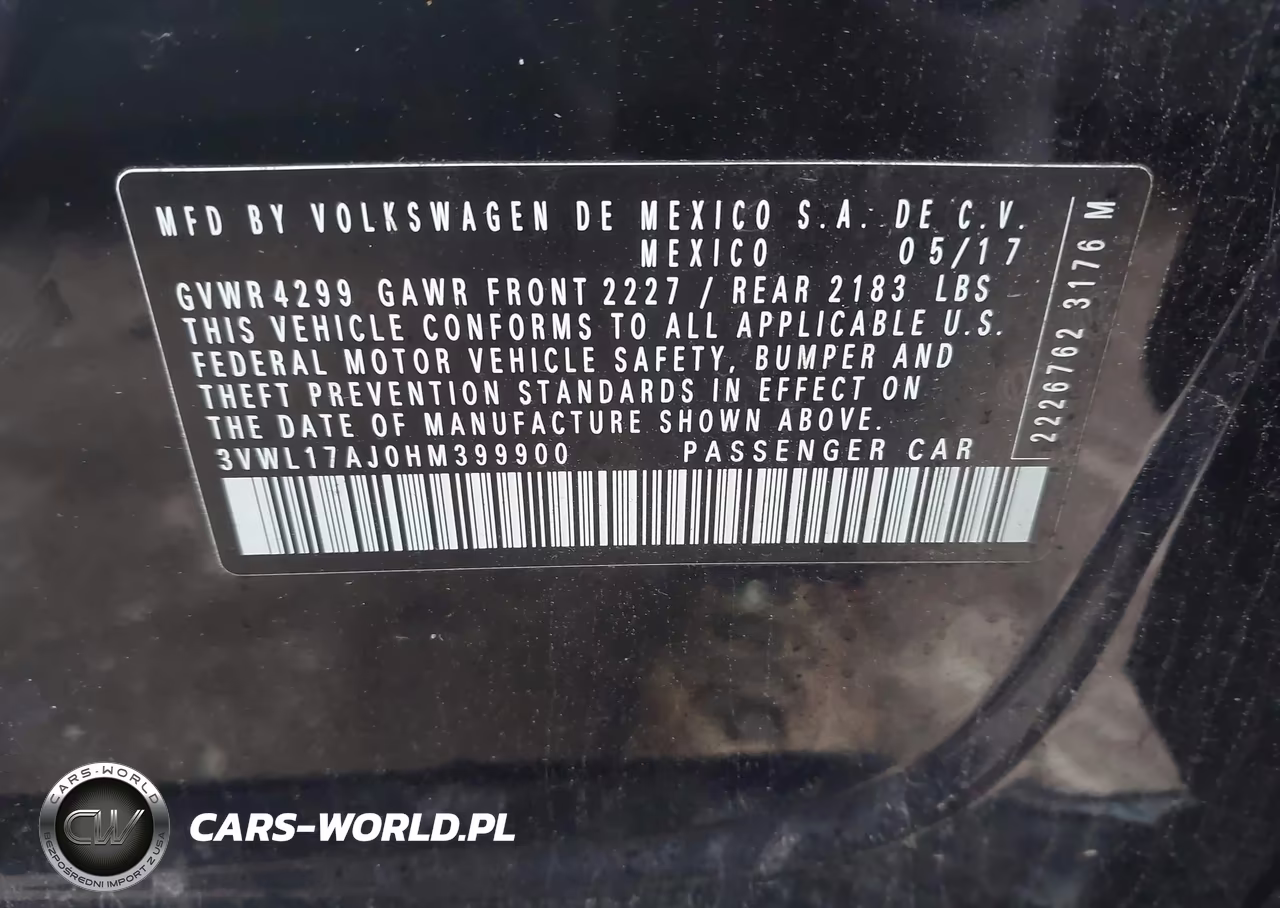 2017 Volkswagen Jetta 1.8T Sel-1.8T Sel Premium VIN:3VWL17AJ0HM399900 - 9