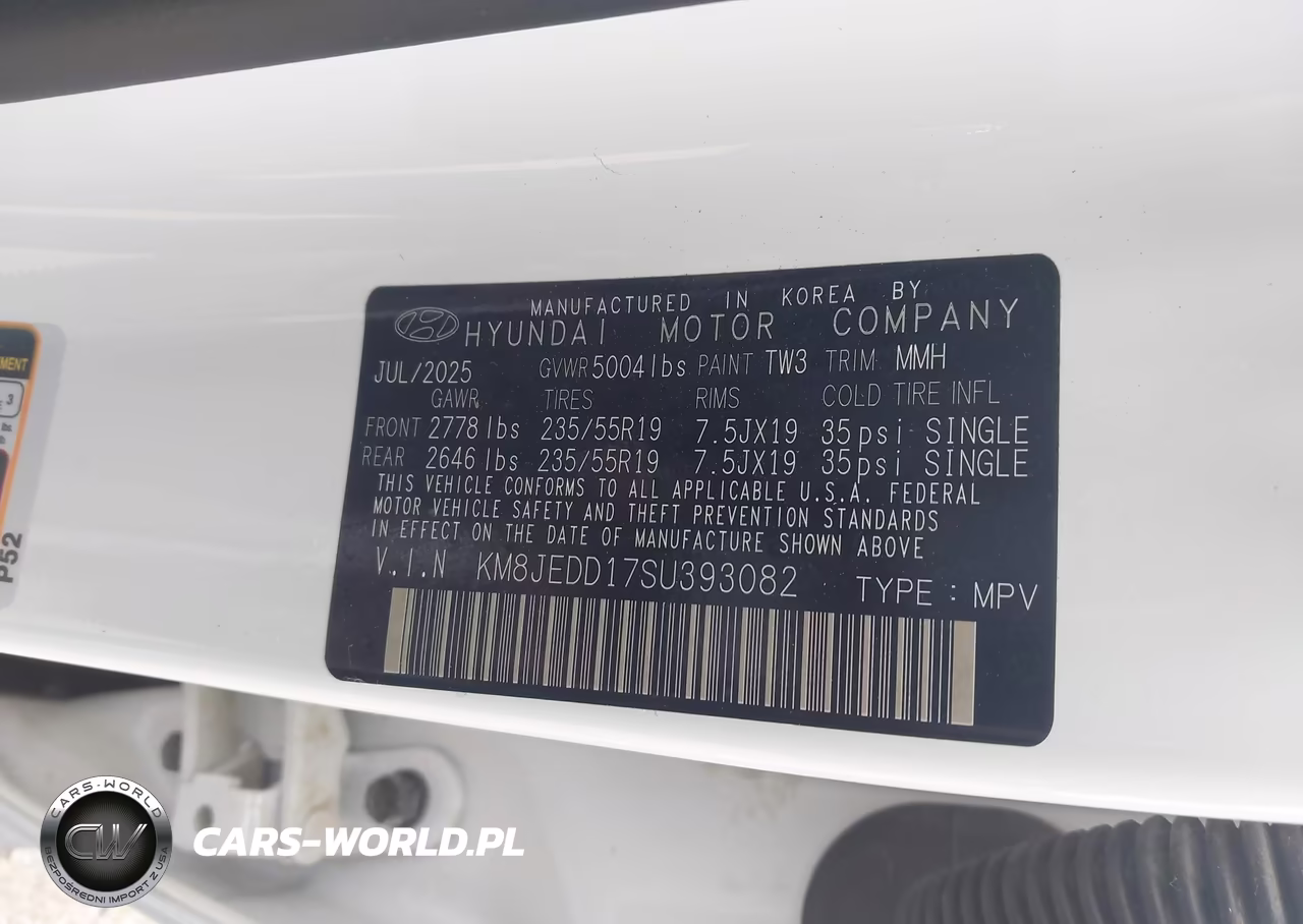 2025 Hyundai Tucson Hybrid Limited VIN:KM8JEDD17SU393082 - 9