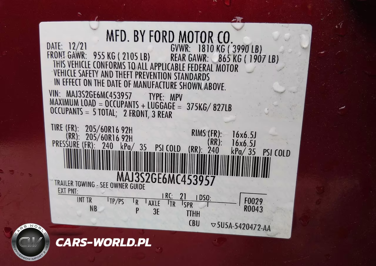 2021 Ford Ecosport Se VIN:MAJ3S2GE6MC453957 - 9