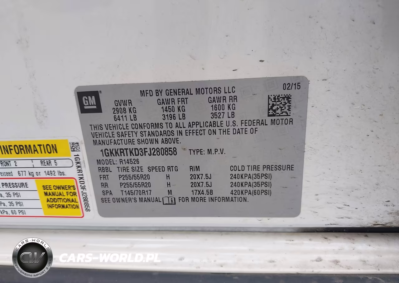 2015 GMC Acadia Denali VIN:1GKKRTKD3FJ280858 - 9