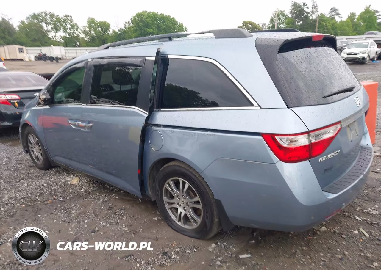 2013 Honda Odyssey Ex VIN:5FNRL5H42DB051462 - 3