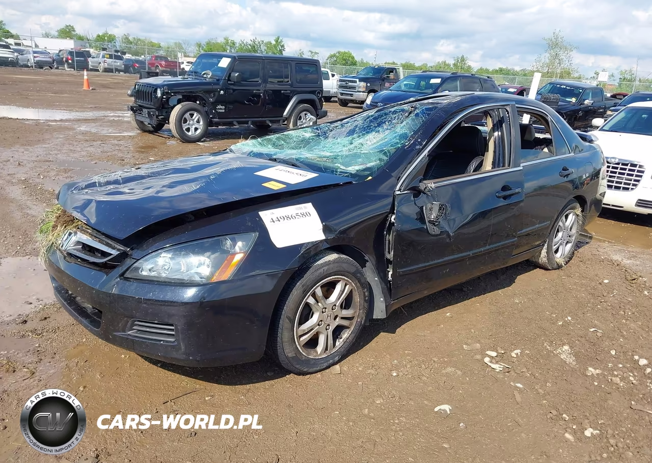 2007 Honda Accord 2.4 Ex VIN:1HGCM56757A211560 - 2