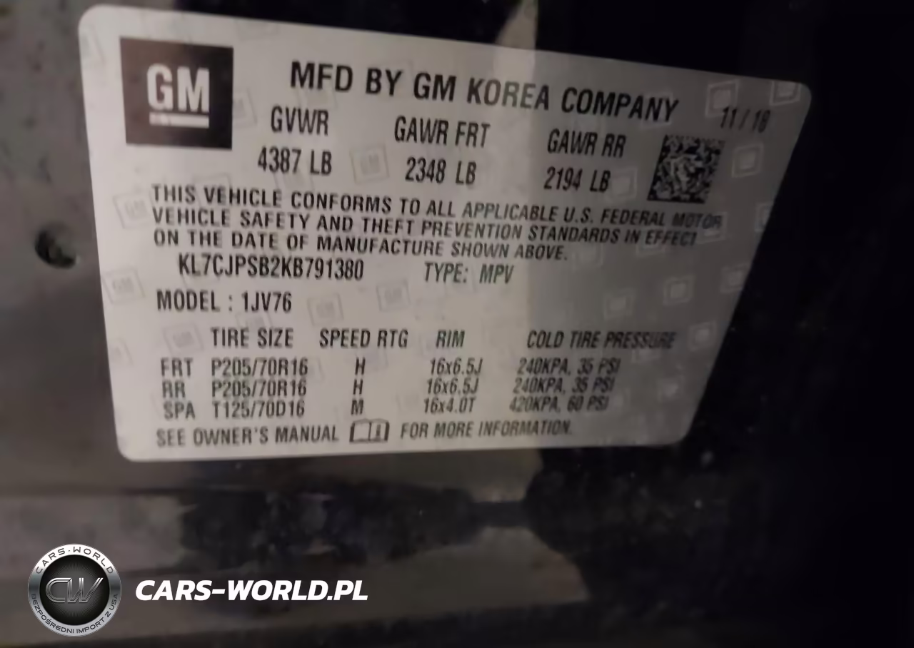 2019 Chevrolet Trax Lt VIN:KL7CJPSB2KB791380 - 9