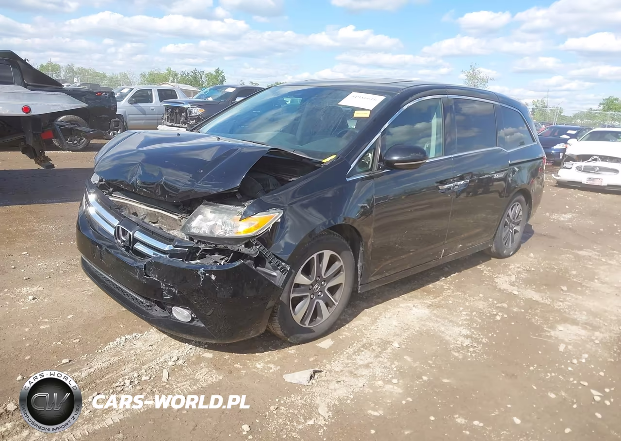 2014 Honda Odyssey Touring-Touring Elite VIN:5FNRL5H94EB086355 - 2