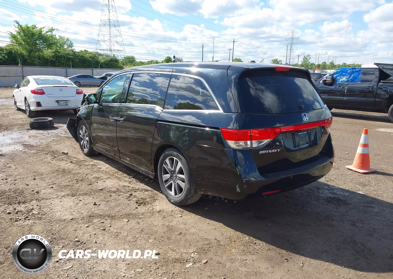 2014 Honda Odyssey Touring-Touring Elite VIN:5FNRL5H94EB086355 - 3
