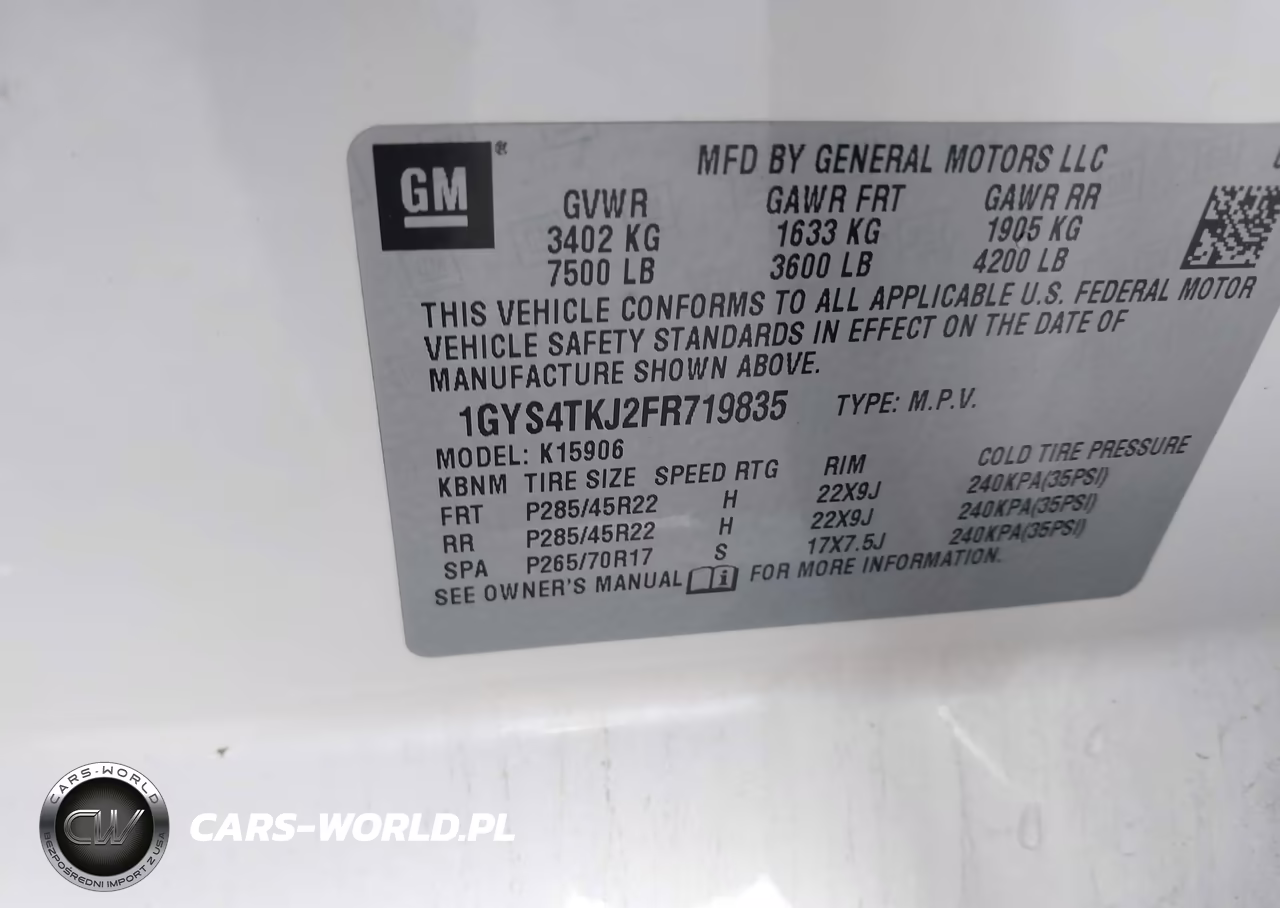 2015 Cadillac Escalade Esv Premium VIN:1GYS4TKJ2FR719835 - 9
