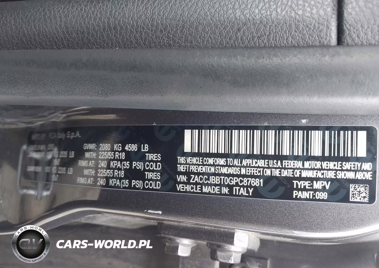 2016 Jeep Renegade Justice VIN:ZACCJBBT0GPC87681 - 9