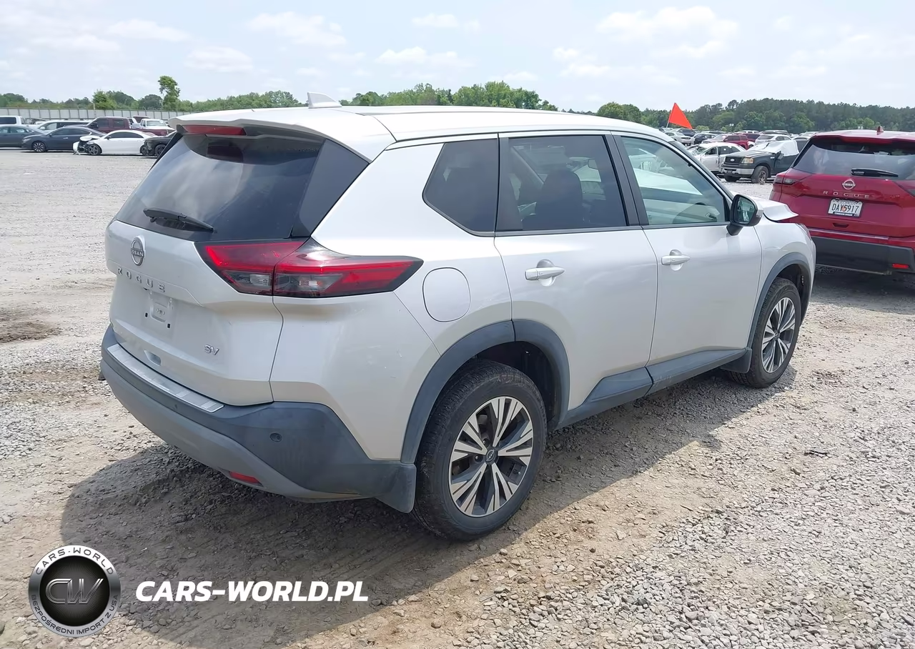 2022 Nissan Rogue Sv Fwd VIN:5N1BT3BA3NC677052 - 4