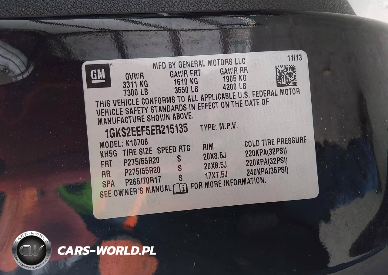2014 GMC Yukon Denali VIN:1GKS2EEF5ER215135 - 9