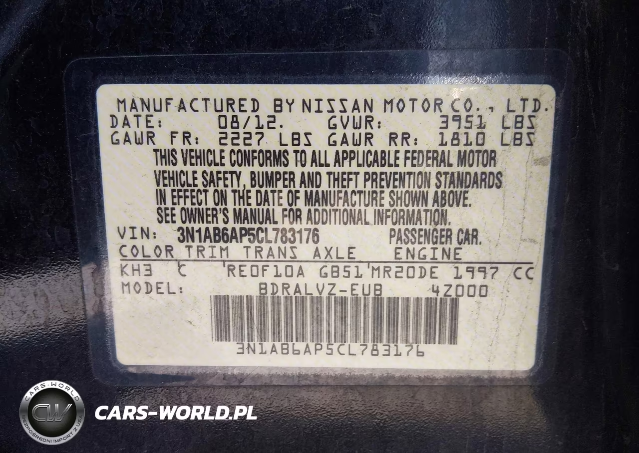 2012 Nissan Sentra 2.0 Sl VIN:3N1AB6AP5CL783176 - 9