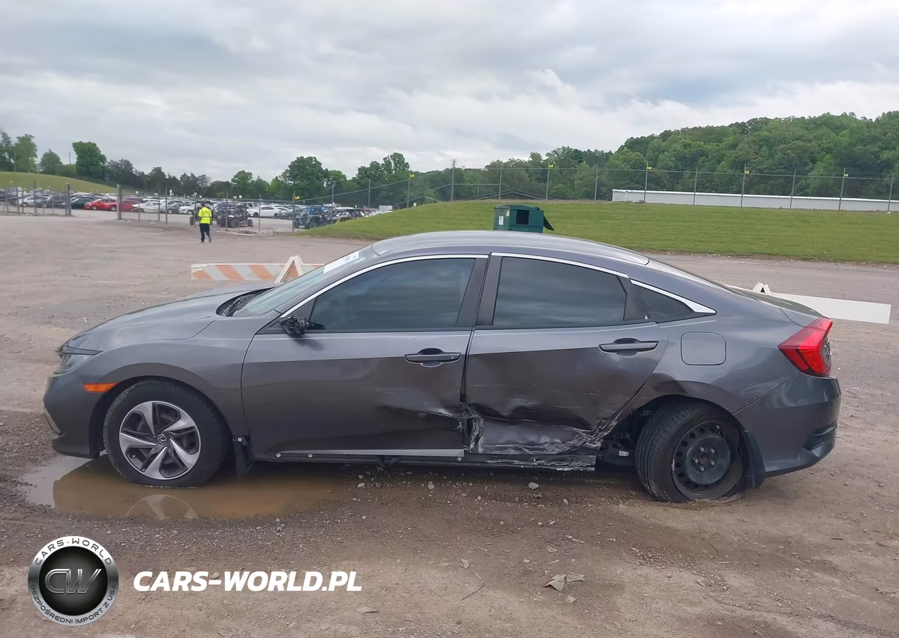 2019 Honda Civic Lx VIN:19XFC2F69KE010304 - 14