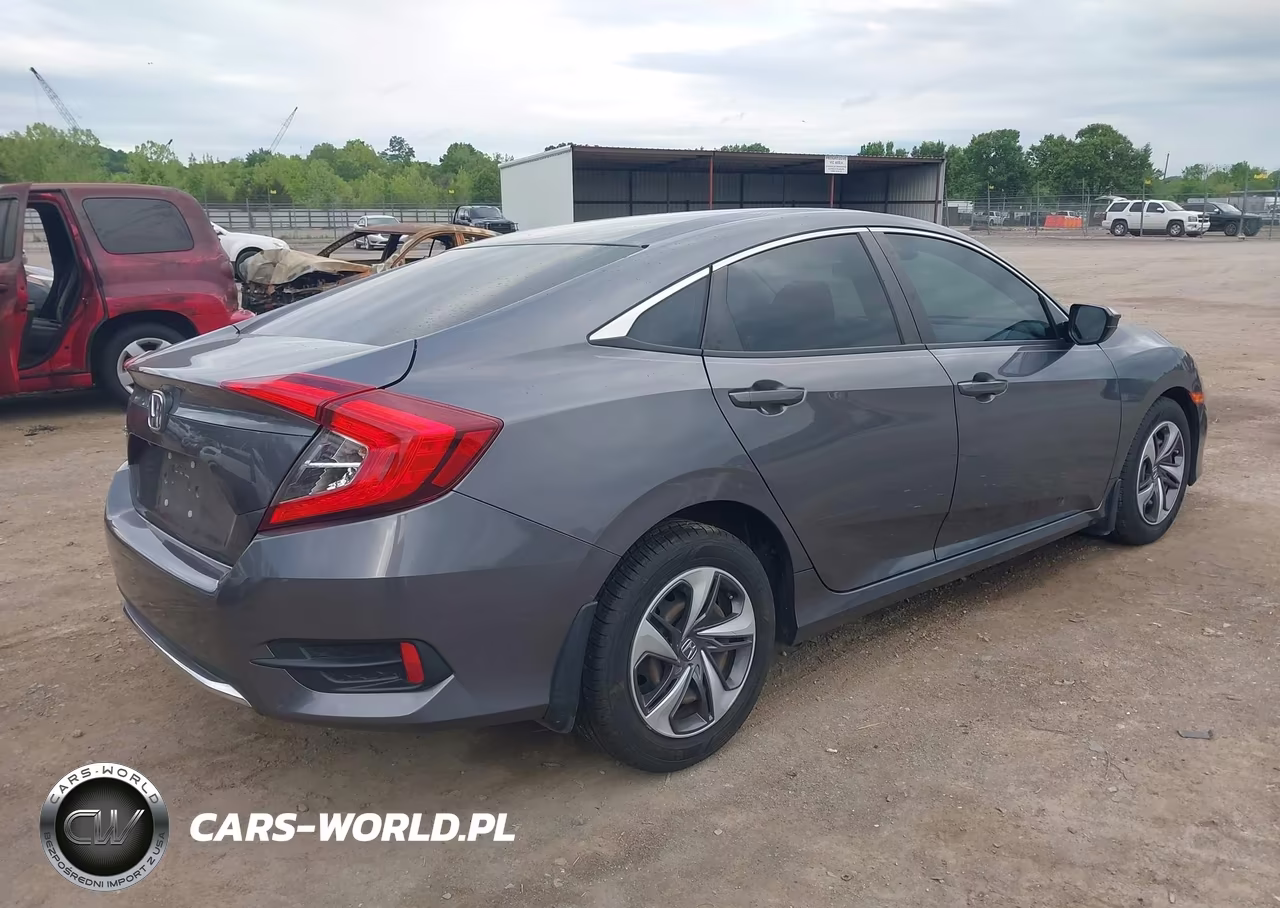 2019 Honda Civic Lx VIN:19XFC2F69KE010304 - 4