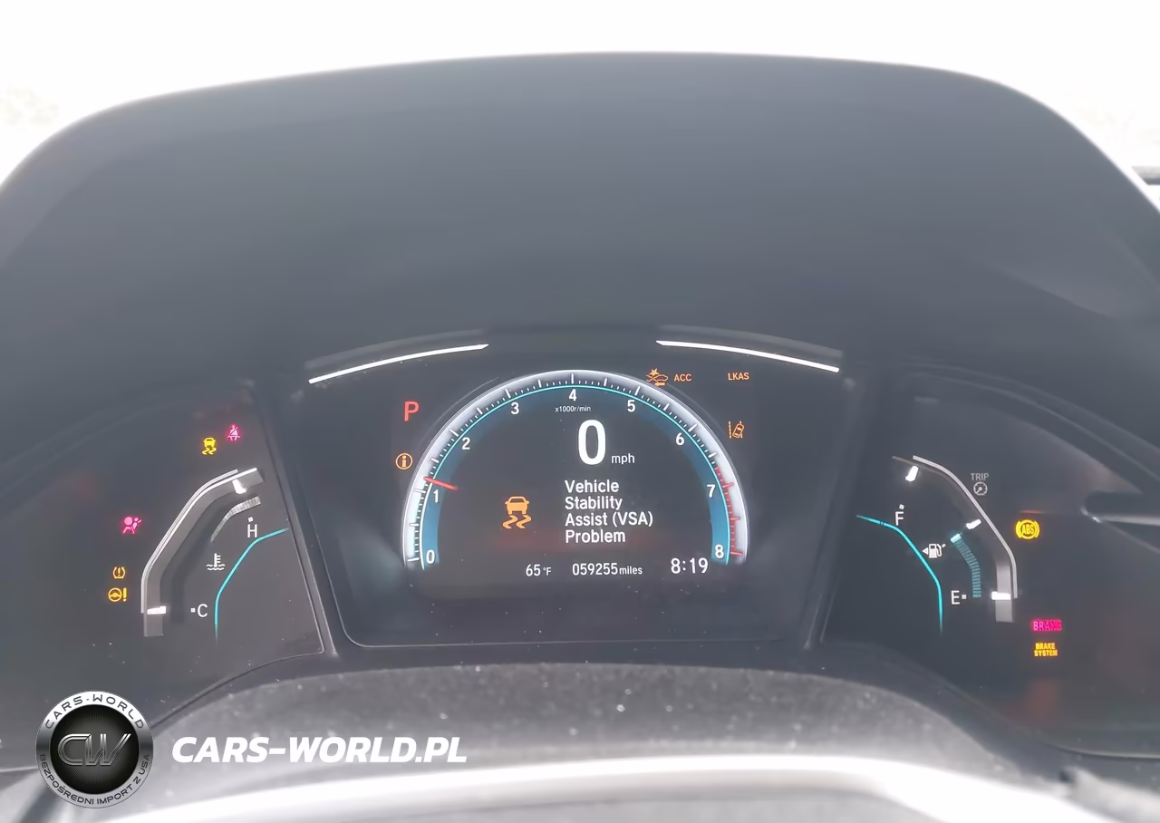 2019 Honda Civic Lx VIN:19XFC2F69KE010304 - 7