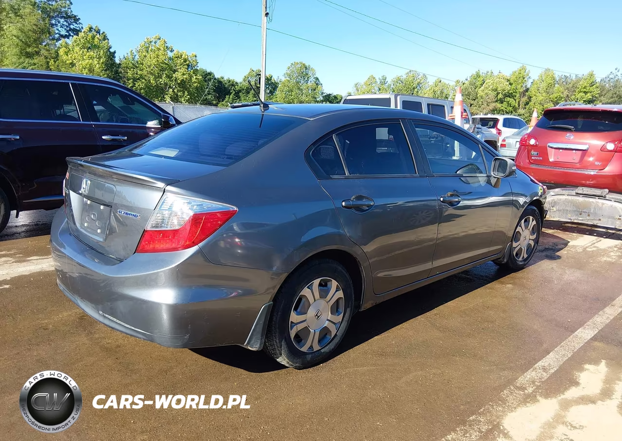 2012 Honda Civic Hybrid VIN:JHMFB4F37CS005698 - 4