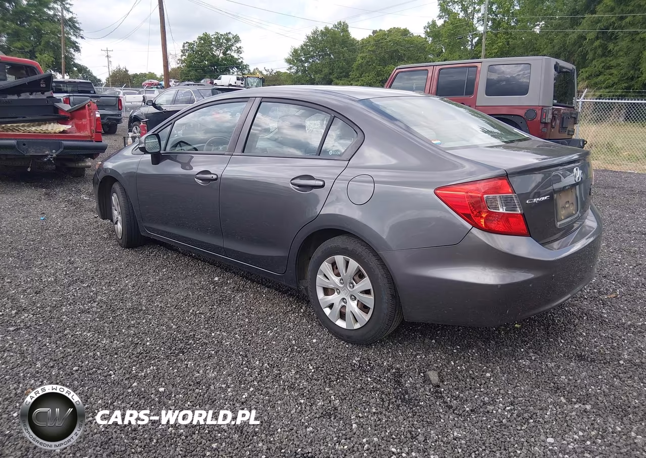 2012 Honda Civic Lx VIN:2HGFB2F59CH515244 - 3