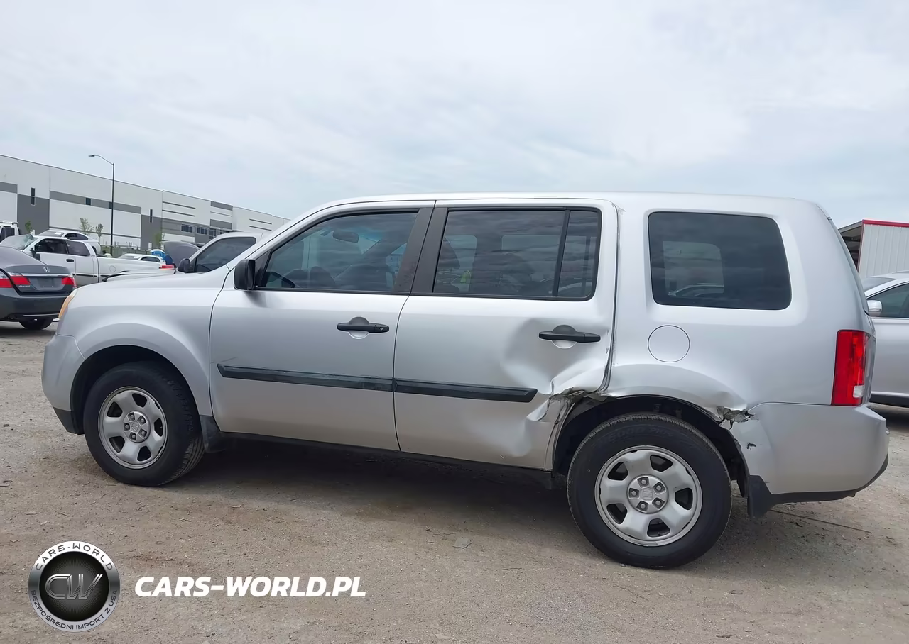2013 Honda Pilot Lx VIN:5FNYF3H23DB037706 - 14