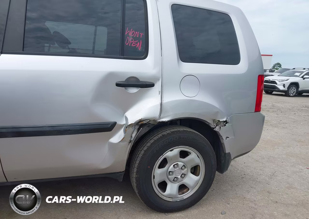 2013 Honda Pilot Lx VIN:5FNYF3H23DB037706 - 6