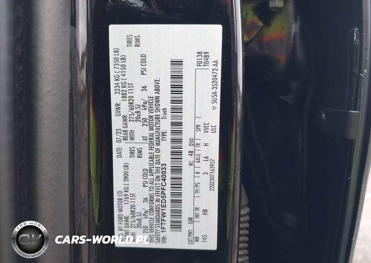 2023 Ford F-150 Lariat VIN:1FTFW1ED5PFC40033 - 9