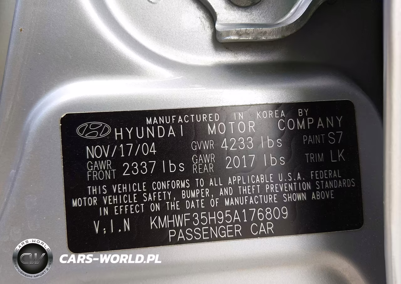 2005 Hyundai Sonata Gls-Lx VIN:KMHWF35H95A176809 - 9