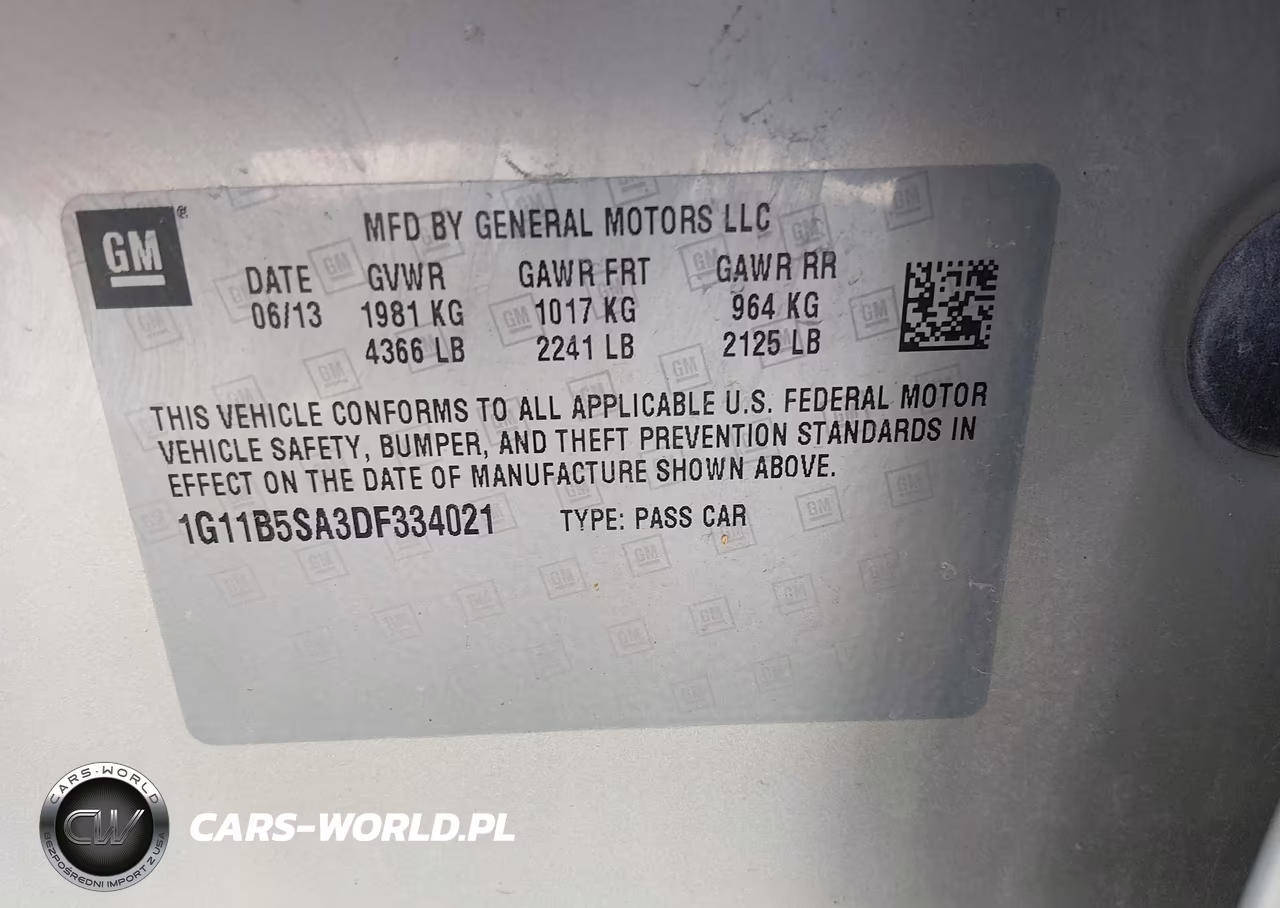 2013 Chevrolet Malibu 1Ls VIN:1G11B5SA3DF334021 - 9